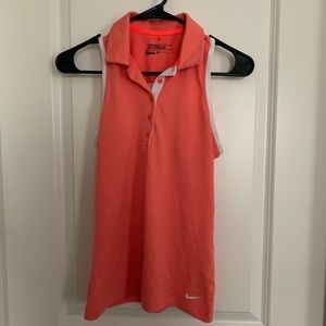 Tour Performance by Nike Golf Coral Polo Top